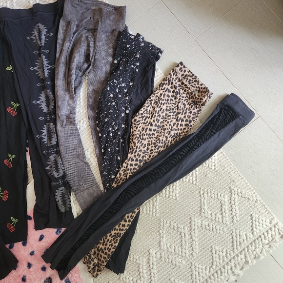 8 pairs Victoria Secret PINK leggings size XS-L - Picture 2 of 9